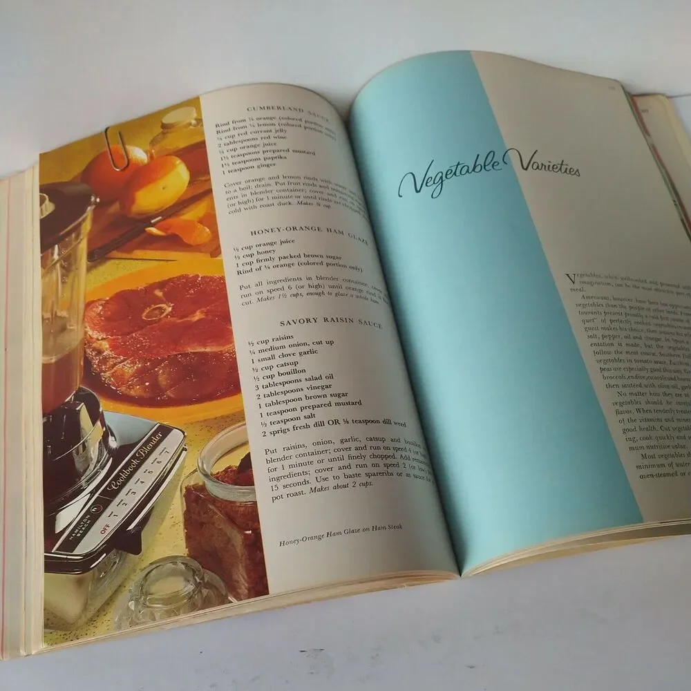 Blender Way To‎ Better Cooking Cookbook - Vtg 1960s Illustrated / ephemera